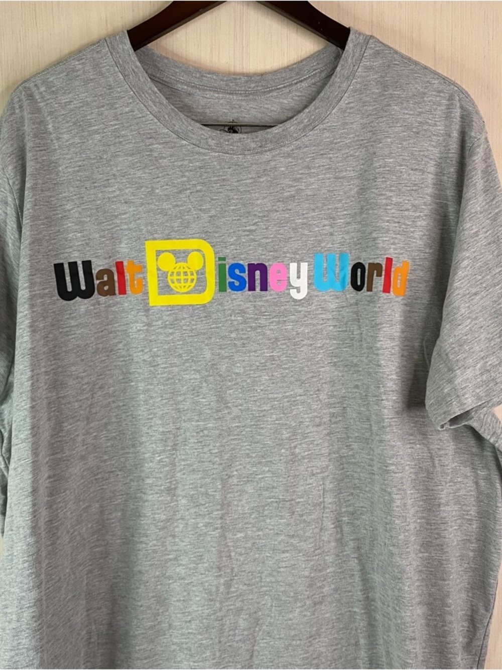 Disney Walt Disney World Pride Collection Rainbow Short Sleeve Gray Tee XXL - Picture 4 of 6